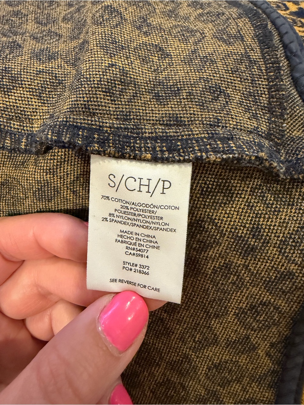 CAbi Yellow & Black Geometric Print Blazer - Picture 5 of 5